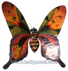 Butterfly Wall Plaque. This  Is Hand Carved From Albesia Wood.