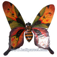 Butterfly Wall Plaque. This  Is Hand Carved From Albesia Wood.
