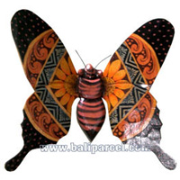 Butterfly Wall Plaque. This  Is Hand Carved From Albesia Wood.