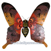 Butterfly Wall Plaque. This  Is Hand Carved From Albesia Wood.