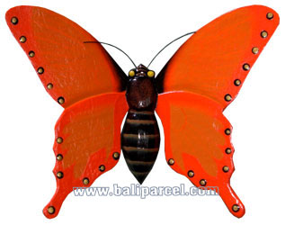 Butterfly Wall Plaque. This  Is Hand Carved From Albesia Wood.