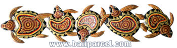 Turtles Dot Art Wall Plaque. This  Is Hand Carved From Albesia Wood.