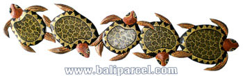 Turtles Dot Art Wall Plaque. This  Is Hand Carved From Albesia Wood.