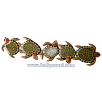 Turtles Dot Art Wall Plaque. This  Is Hand Carved From Albesia Wood.