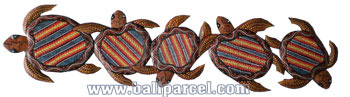 Turtles Dot Art Wall Plaque. This Is Hand Carved From Albesia Wood. 