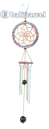 Bali Windchime, Hand Carved From Bamboo And Pipe.