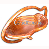 Wooden Fruit Basket. This Hand Carved From Teak Wood.