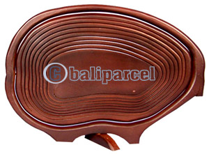 Wooden Fruit Basket. This Hand Carved From Teak Wood.