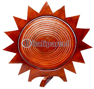 Wooden Fruit Basket. This Hand Carved From Teak Wood.