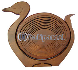 Wooden Fruit Basket. This Hand Carved From Teak Wood.