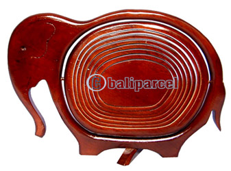 Wooden Fruit Basket. This Hand Carved From Teak Wood.