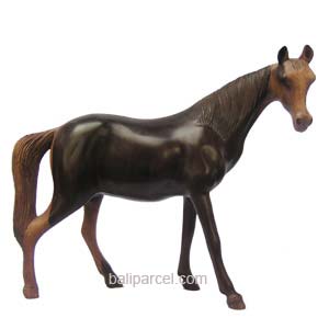 Walking Horse Carving, Hand Carved From Sono Wood