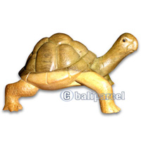 Wooden Turtle Carving, Hand Carved From Waru Wood