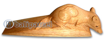 Wooden Door Stoper, This Hand Carved From Hibiscus Wood