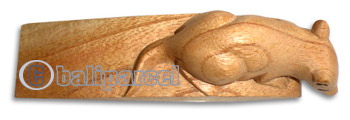Wooden Door Stoper, This Hand Carved From Hibiscus Wood