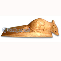 Wooden Door Stoper, This Hand Carved From Hibiscus Wood