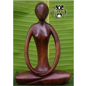 Wooden Abstract Carving, Hand Carved From Suar Wood