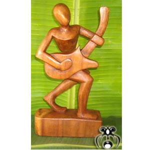 Wooden Abstract Carving, Hand Carved From Suar Wood