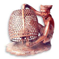 Grand Father Statue, Handcarved From Suar Wood
