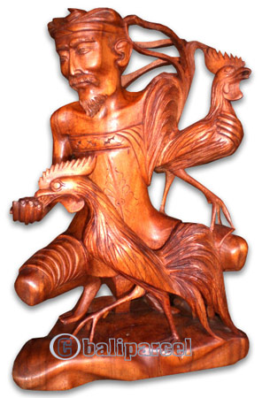 Grand Father Statue, Handcarved From Suar Wood