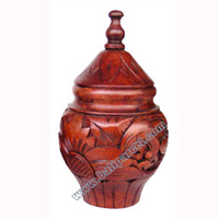 Wooden Box , This Box Hand Carved From Mahogany Wood