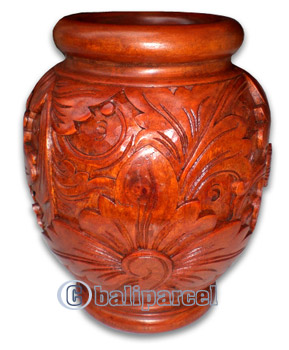 Wooden Box , This Box Hand Carved From Mahogany Wood
