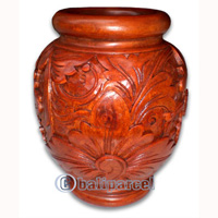 Wooden Box , This Box Hand Carved From Mahogany Wood