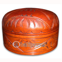 Wooden Box , This Box Hand Carved From Mahogany Wood