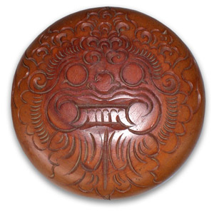 Wooden Box , This Box Hand Carved From Mahogany Wood