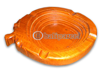 Wooden Ashtray, Hand Carved From Teak Wood ( The Best Wood )