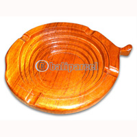 Wooden Ashtray, Hand Carved From Teak Wood ( The Best Wood )