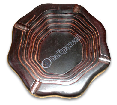 Wooden Ashtray, Hand Carved From Teak Wood ( The Best Wood )