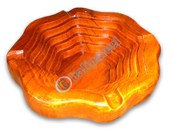 Wooden Ashtray, Hand Carved From Teak Wood ( The Best Wood )