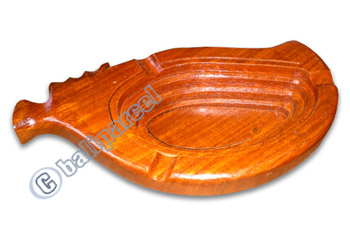Wooden Ashtray, Hand Carved From Teak Wood ( The Best Wood )