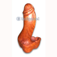 Wooden Ashtray, Hand Carved From Suar Wood