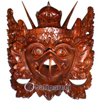Bali Mask Carving, Hand Carved From Suar Wood
