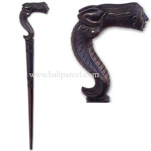 Walking Stick, Hand Carved From Sono Wood