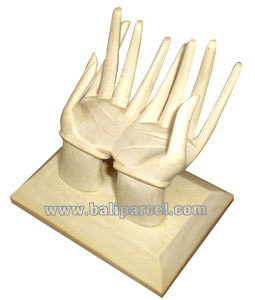Name Card,, Hand Carved From Crocodile Wood.