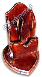 Pencil Holder, Hand Carved From Teak Wood ( The Best Wood )
