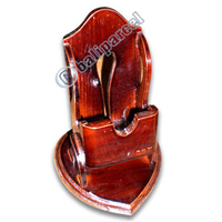 Pencil Holder, Hand Carved From Teak Wood ( The Best Wood )