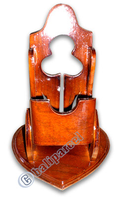 Pencil Holder, Hand Carved From Teak Wood ( The Best Wood )