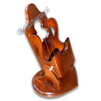 Pencil Holder, Hand Carved From Teak Wood ( The Best Wood )