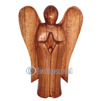 Angel Statue , Hand Carved From Hibiscus Wood 