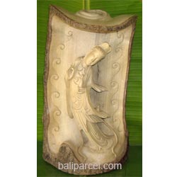 Dewi Kuanin, Hand Carved From Waru Wood