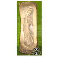 Dewi Kuanin, Hand Carved From Waru Wood