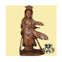 Dewi Kuanin, Hand Carved From Suar Wood