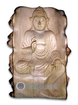 Buddha, Hand Carved From Crocodile Wood