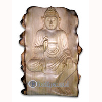Buddha, Hand Carved From Crocodile Wood