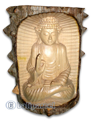 Buddha, Hand Carved From Crocodile Wood