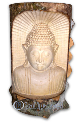 Buddha, Hand Carved From Crocodile Wood